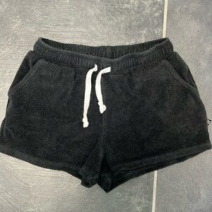 Pixie Lane Girls Terry black Shorts - size 7
